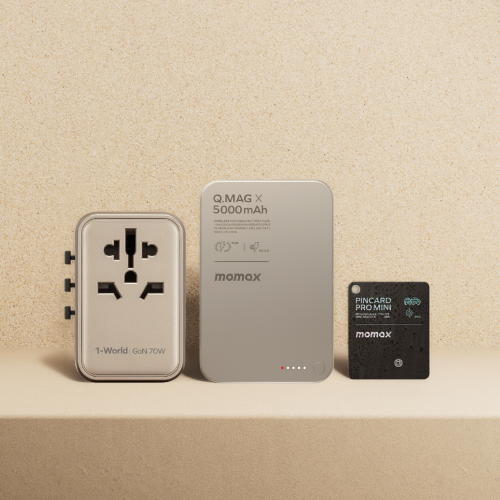 [旅行套裝] 磁吸流動電源 + GaN 旅行插座 + 全球定位器