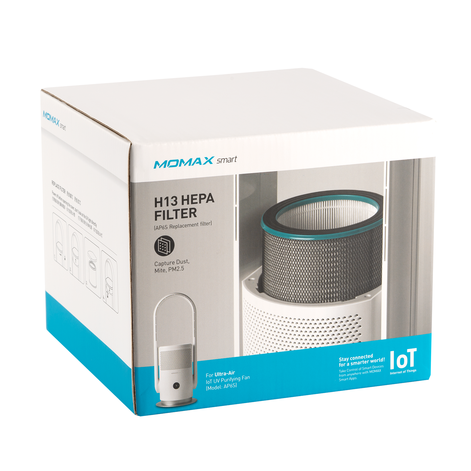 H13 HEPA Replacement Filters for AP6S & AP7S (AP6SLX) -- Filter