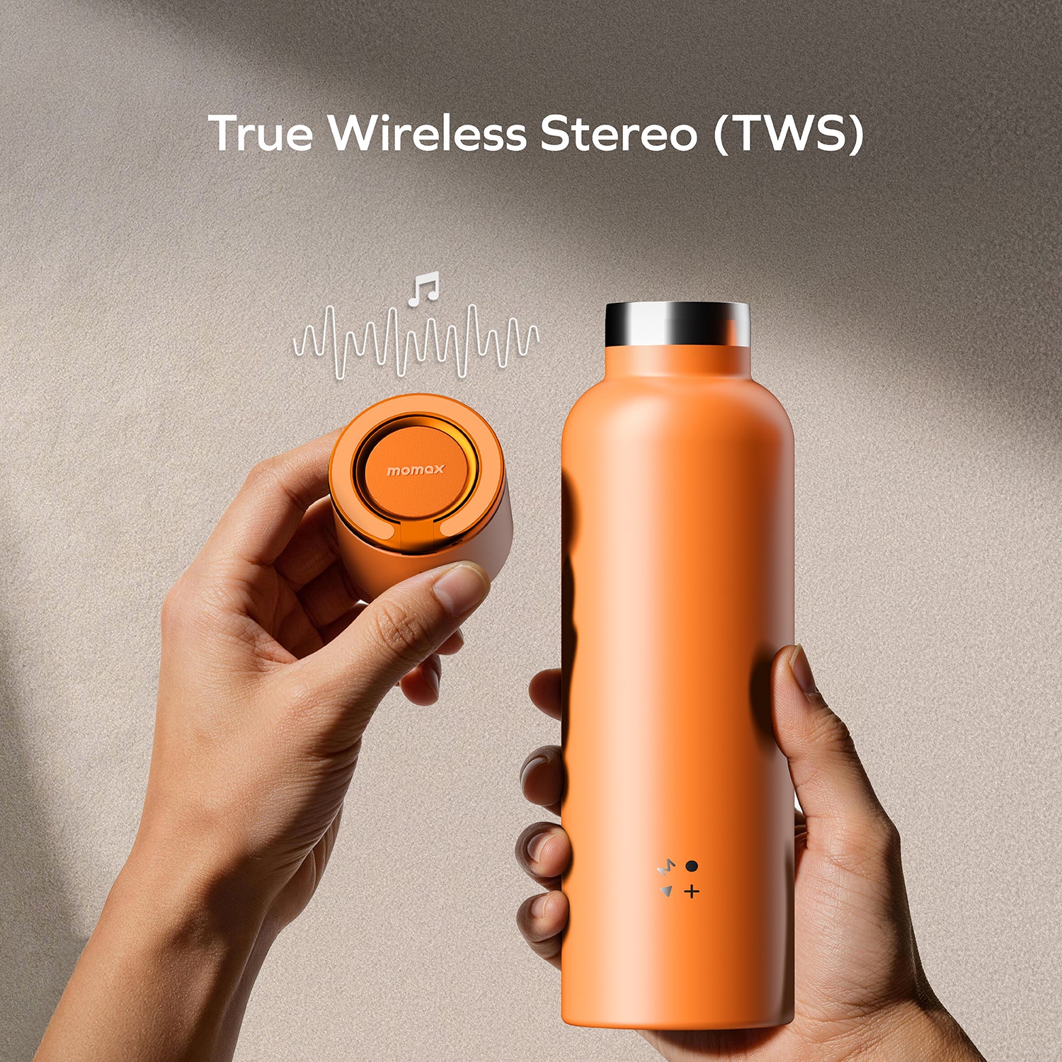 1-Vibe Bottle 磁吸音樂水樽 (送 1-Power Badge+)