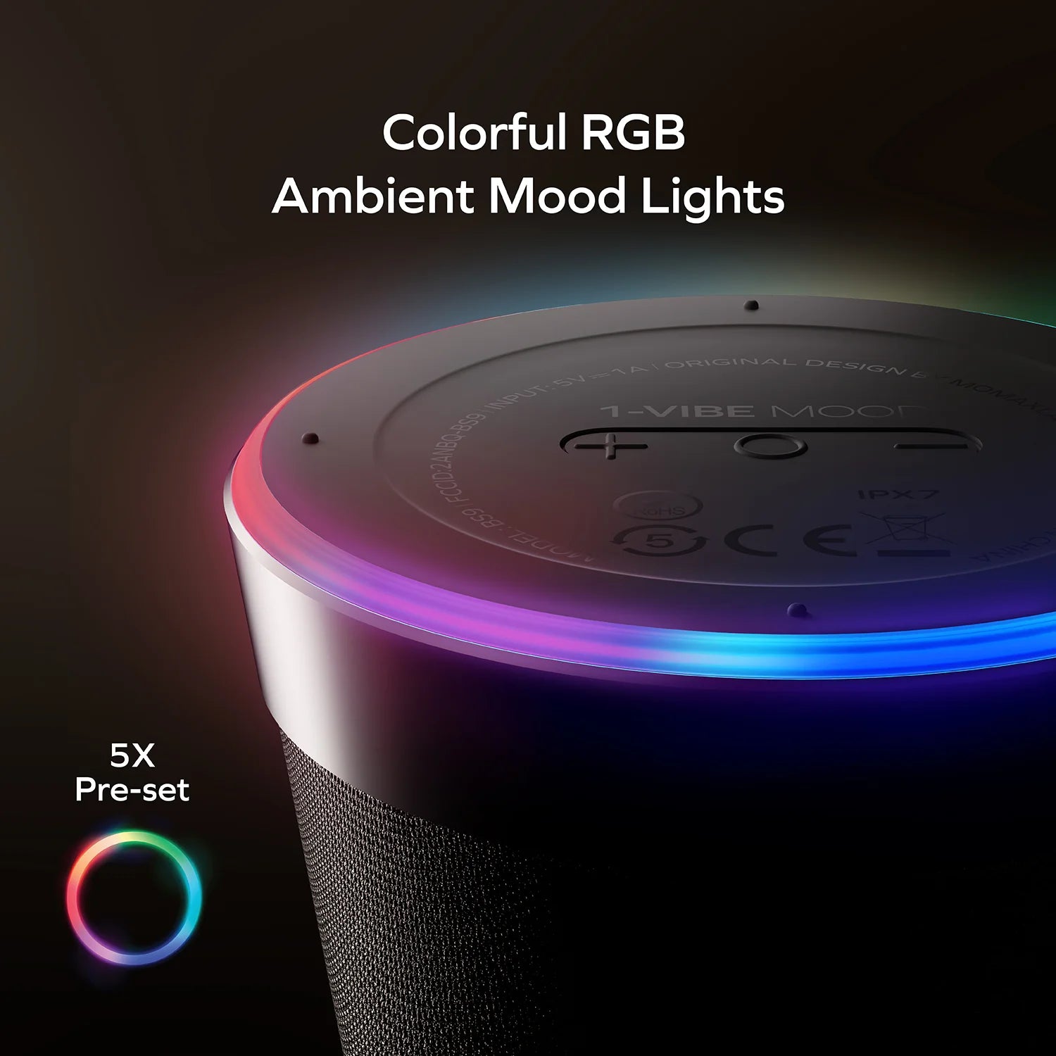 1-Vibe Mood 磁吸無線音箱