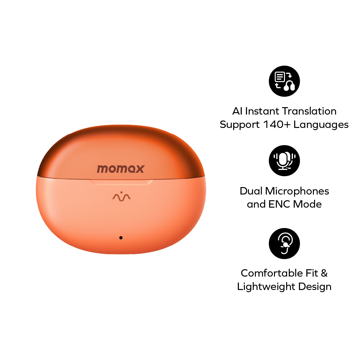 1-VIBE CLIP M.IN.D AI 夾耳式環境降噪耳機 [新品預售 | 預計 1 月下旬登場]