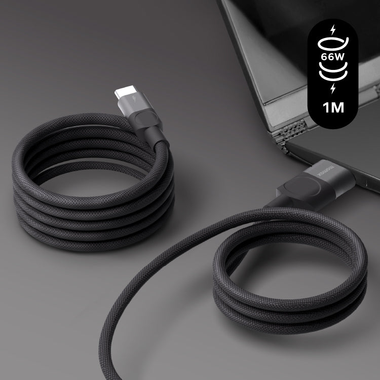 Mag.link 66W USB-A to USB-C 磁吸連接線 (1m)