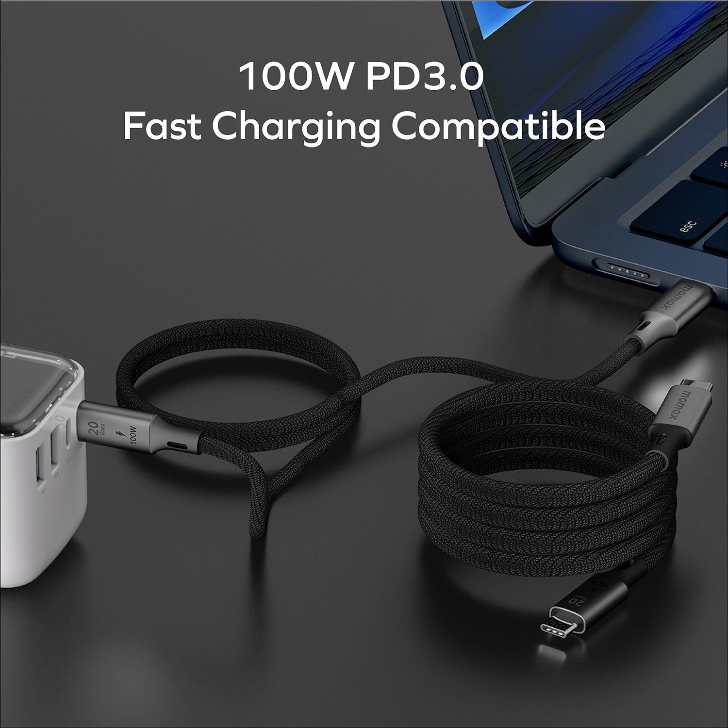 Mag.Link | Magnetic Cable USB-C to USB-C USB 100W 3.2 Gen 2x2 (1M)