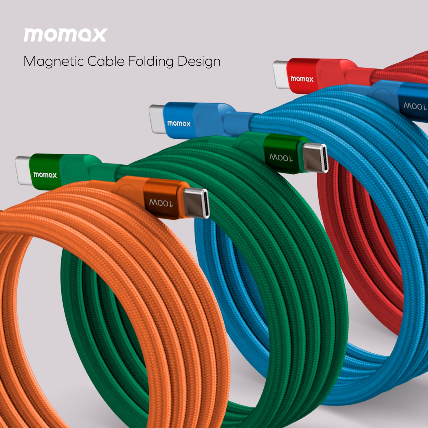 Mag.link 100W USB-C to USB-C 磁吸連接線