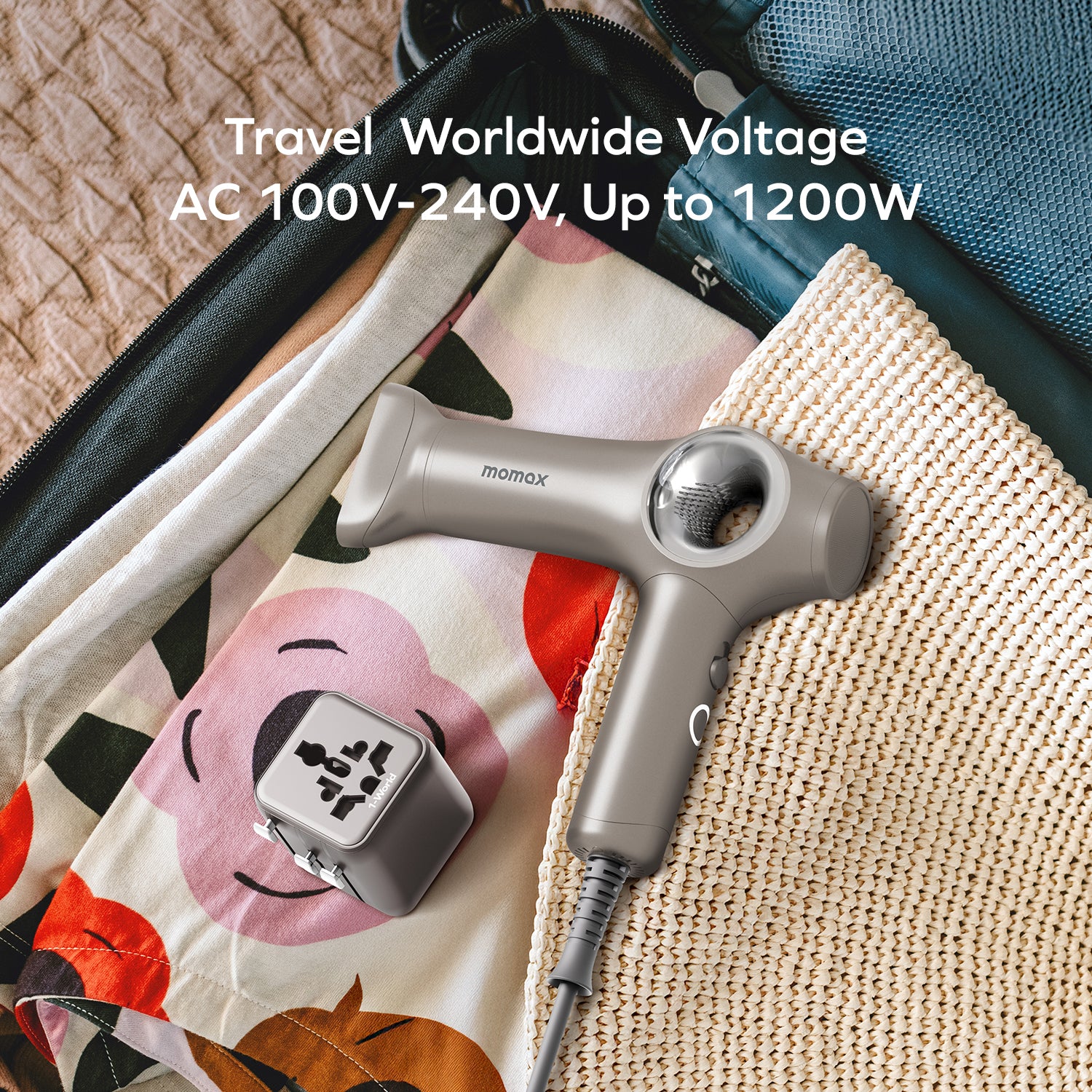 1-Care Velo 寬電壓迷你負離子高速吹風機 [新品預售 | 預計 12 月尾登場]