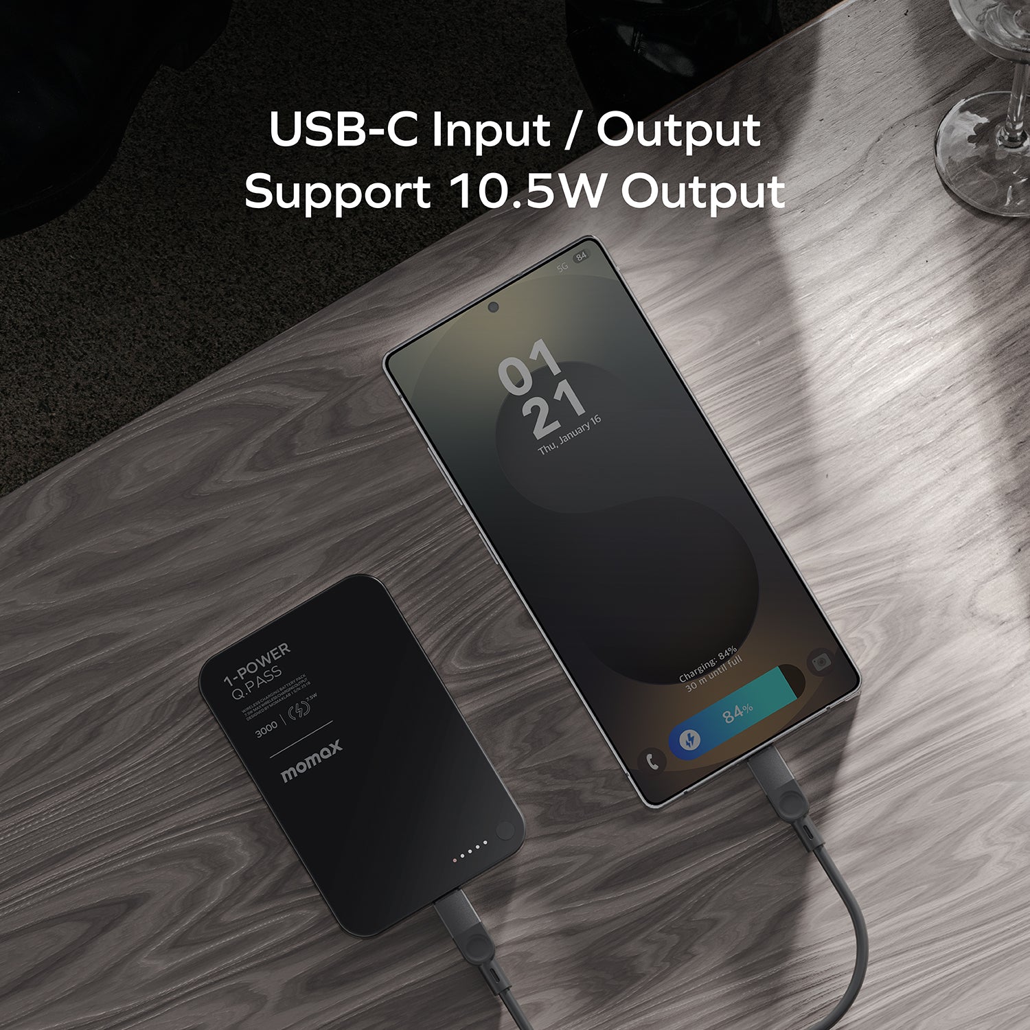1-Power Q.Pass 3000mAh 磁吸流動電源 [新品預售 | 預計 10 月頭登場]