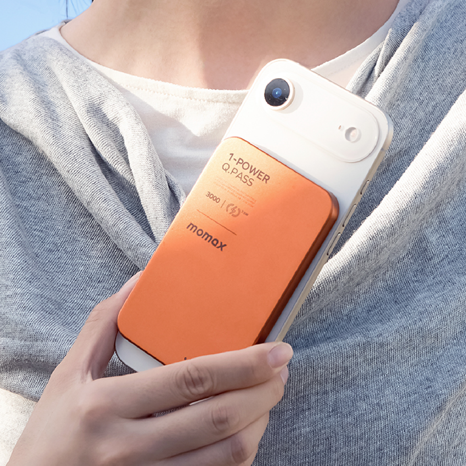 1-Power Q.Pass 3000mAh Magnetic Wireless Battery Pack