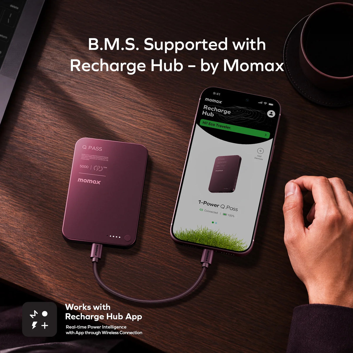 1-Power Q.Pass 5000mAh 磁吸流動電源