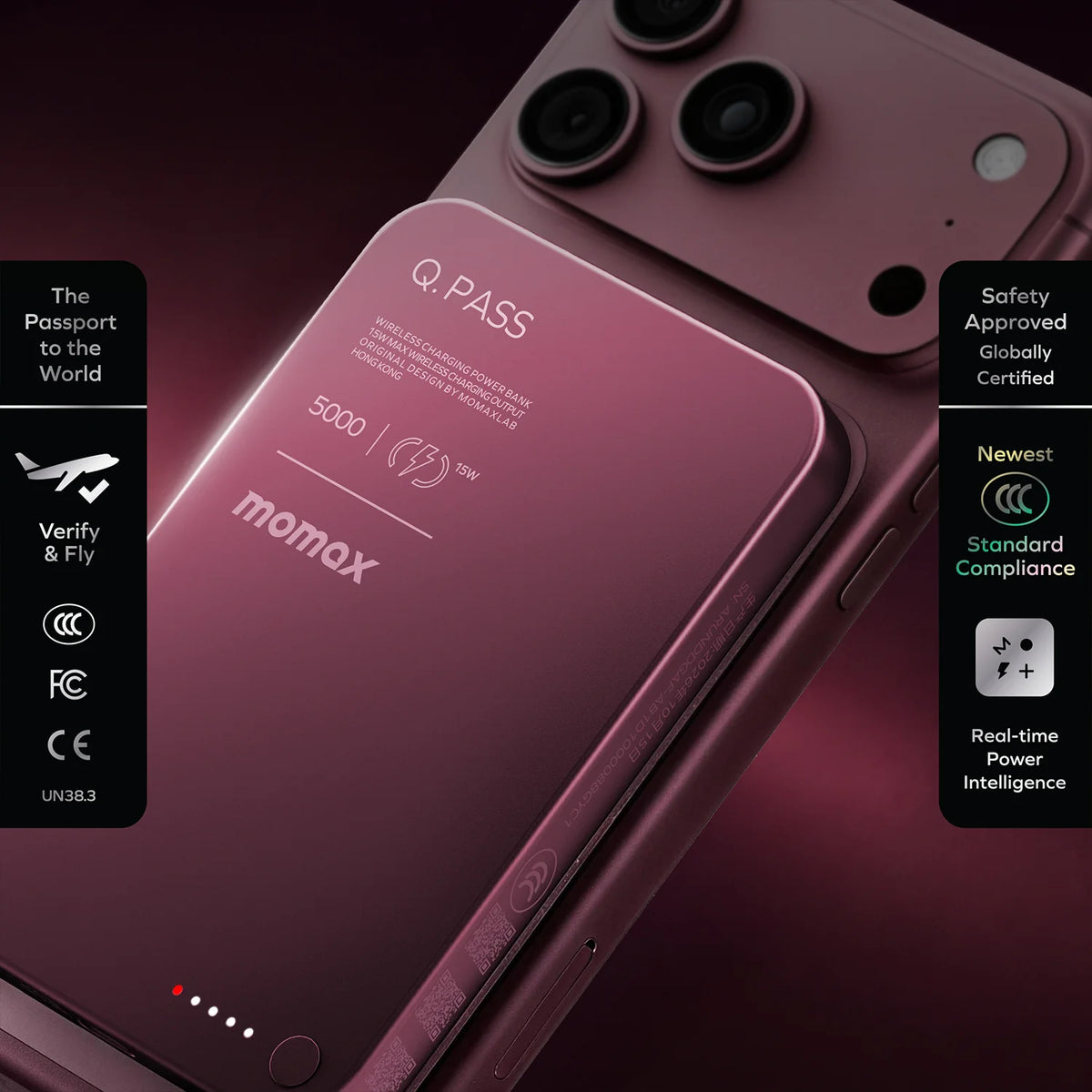 1-Power Q.Pass 5000mAh 磁吸流動電源