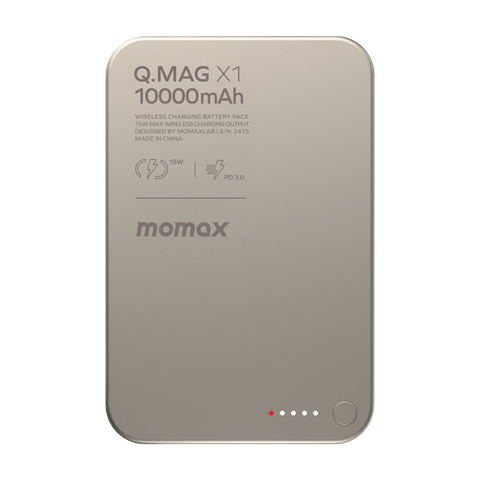Q.Mag X1 10000mAh 超薄磁吸流動電源 [新品預售 | 預計5月到貨]