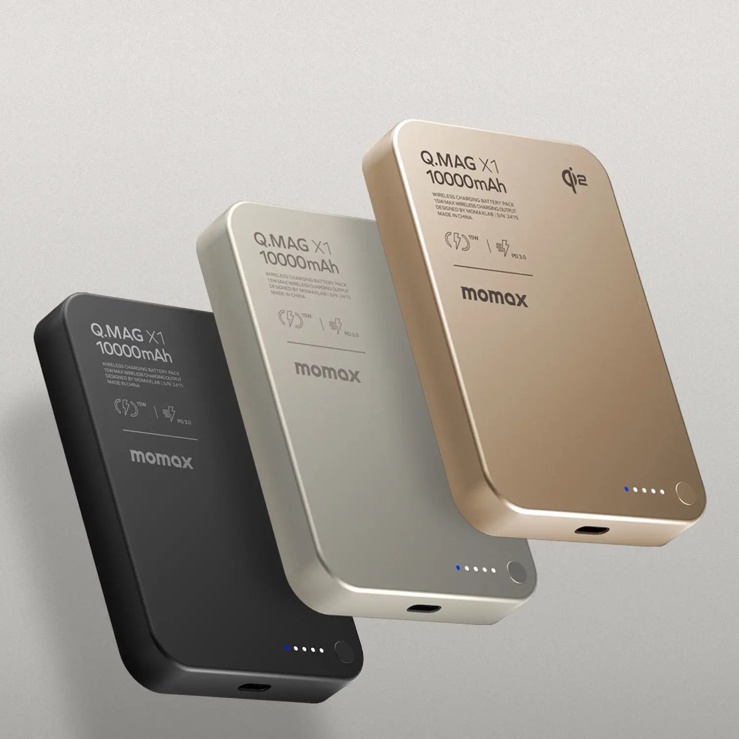 Q.Mag X1 Magnetic Wireless Power Bank 10000mAh - Gen 2