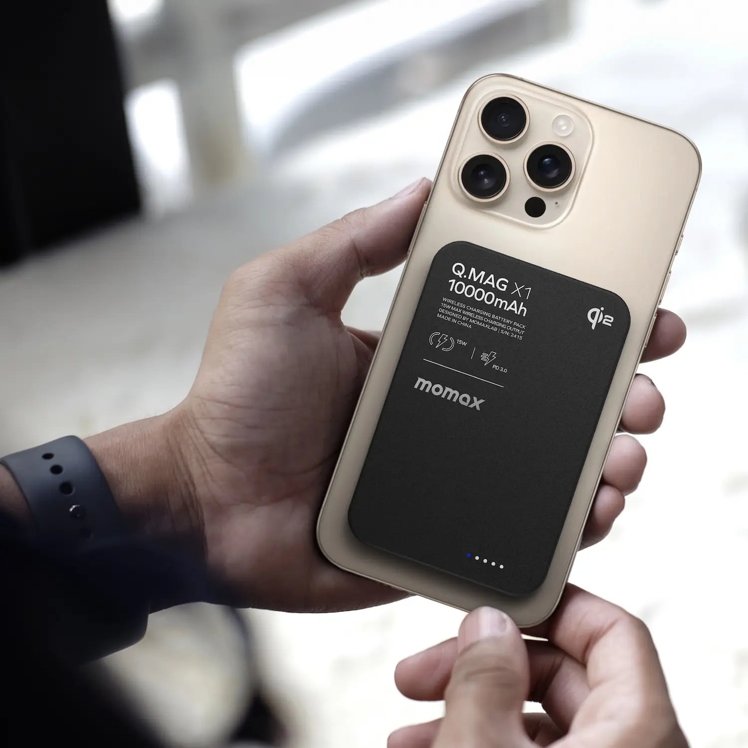 Q.Mag X1 Magnetic Wireless Power Bank 10000mAh - Gen 2