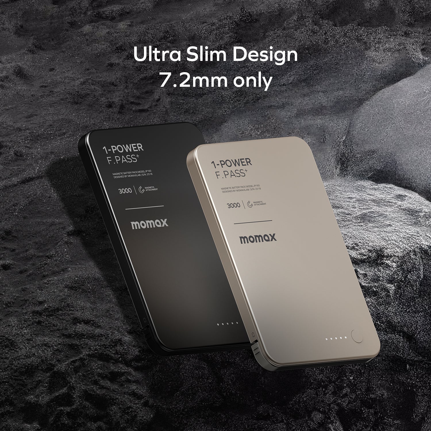 1-Power F.Pass⁺ 3000mAh 磁吸帶線流動電源 [新品預售 | 預計 9 月尾登場]