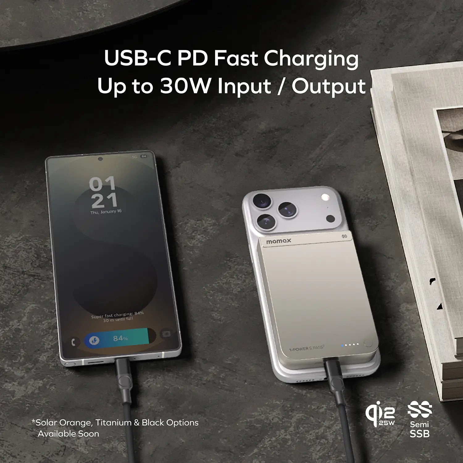 1-Power S.Pass² 10000mAh 磁吸流動電源 (CCC 認證)