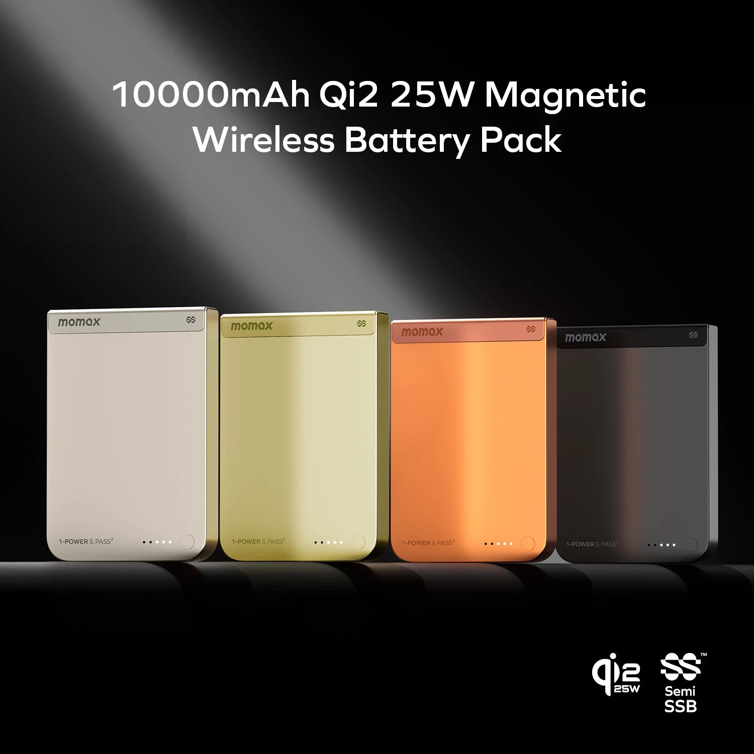 1-Power S.Pass² 10000mAh 半固態磁吸流動電源 (CCC 認證)