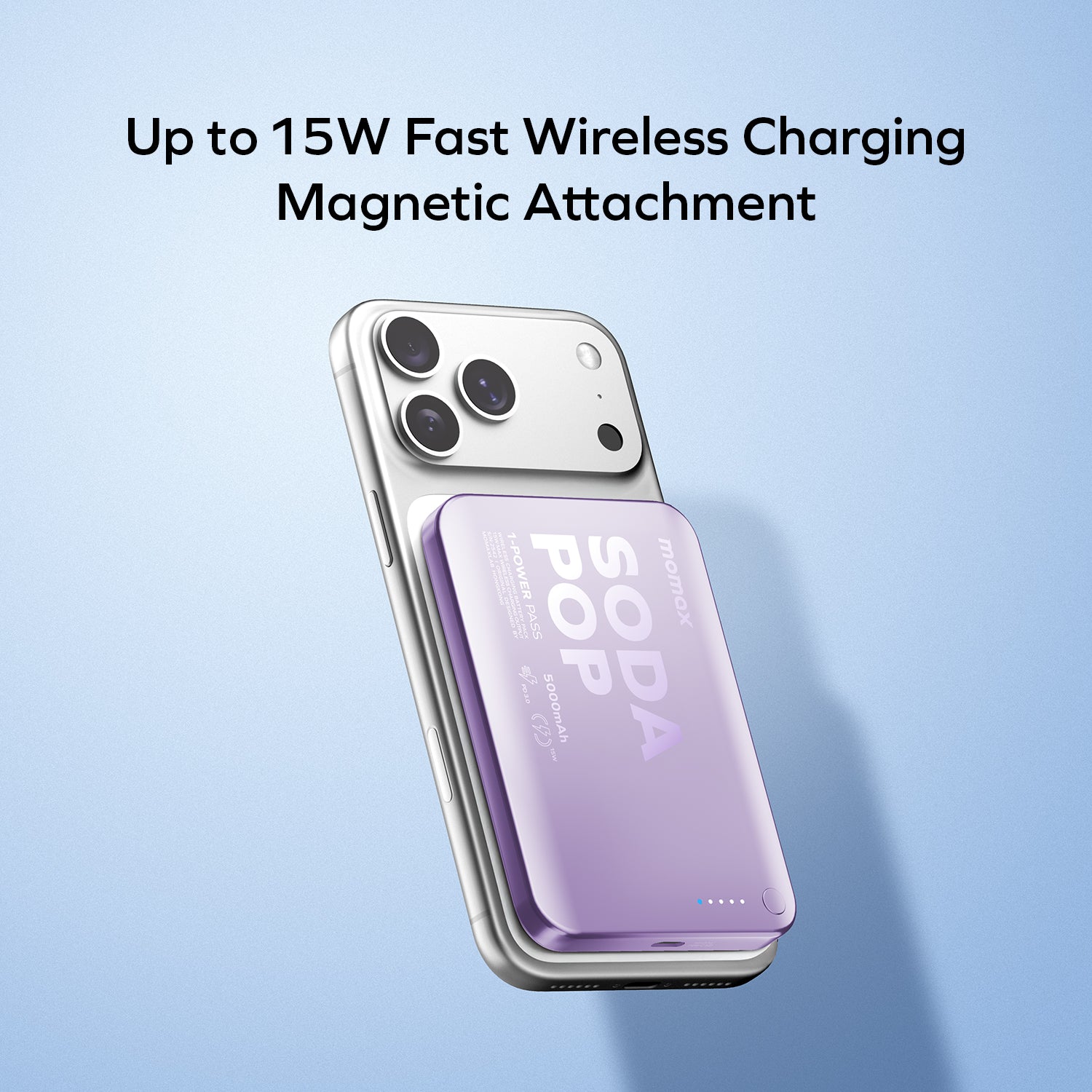1-Power Pass 5000mAh 磁吸流動電源(CCC 認證)