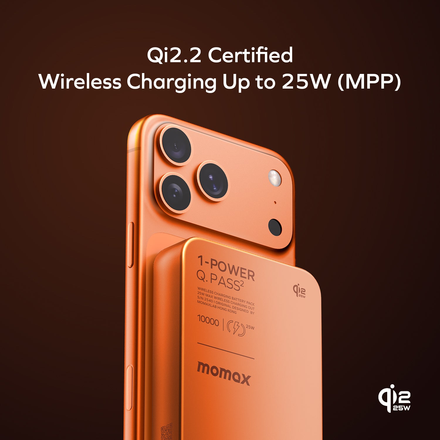 1-Power Q.Pass² 10000mAh Qi2 25W 磁吸流動電源 (CCC 認證) [新品預售 | 預計 12 月中登場]