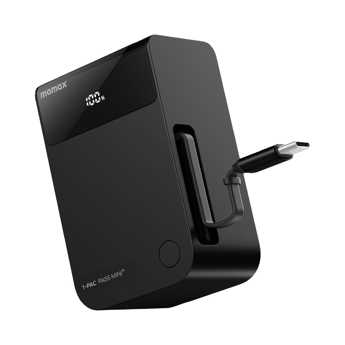 1-Pac Pass Mini⁺ 10000mAh 2 合 1 內建伸縮充電線移動電源 (CCC 認證)