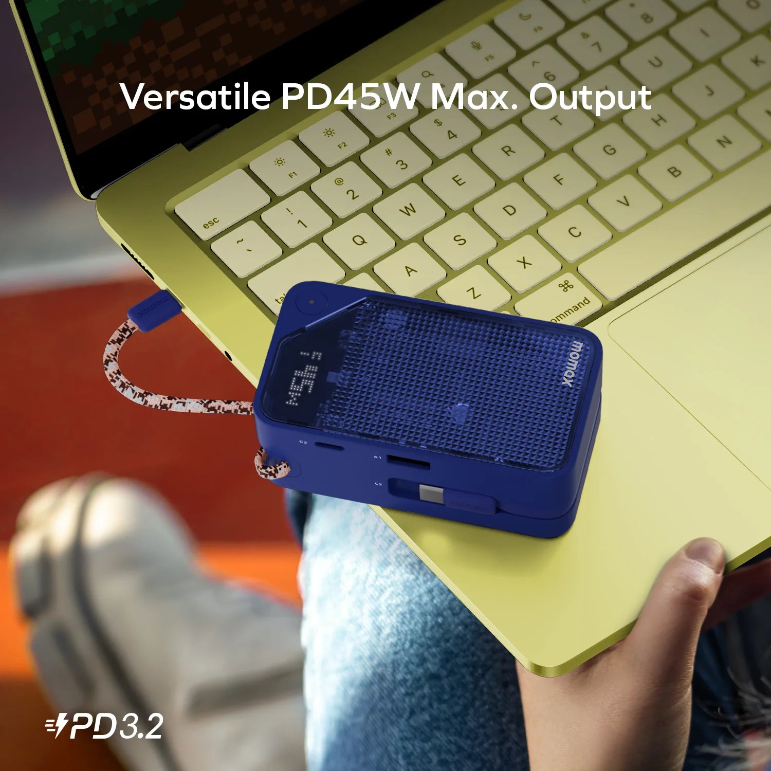 1-Power X⁺ 10000mAh 雙內建 USB-C 充電線流動電源 [新品預售 | 預計 6 月下旬登場]