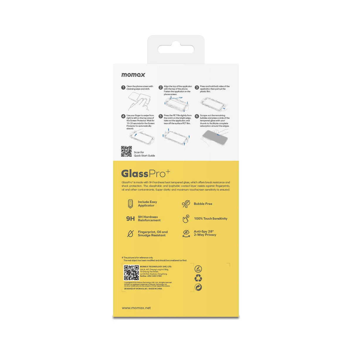 Glass Pro+ 高清防窺玻璃膜 iPhone 18 系列 [新品預售 | 預計9月18送達]