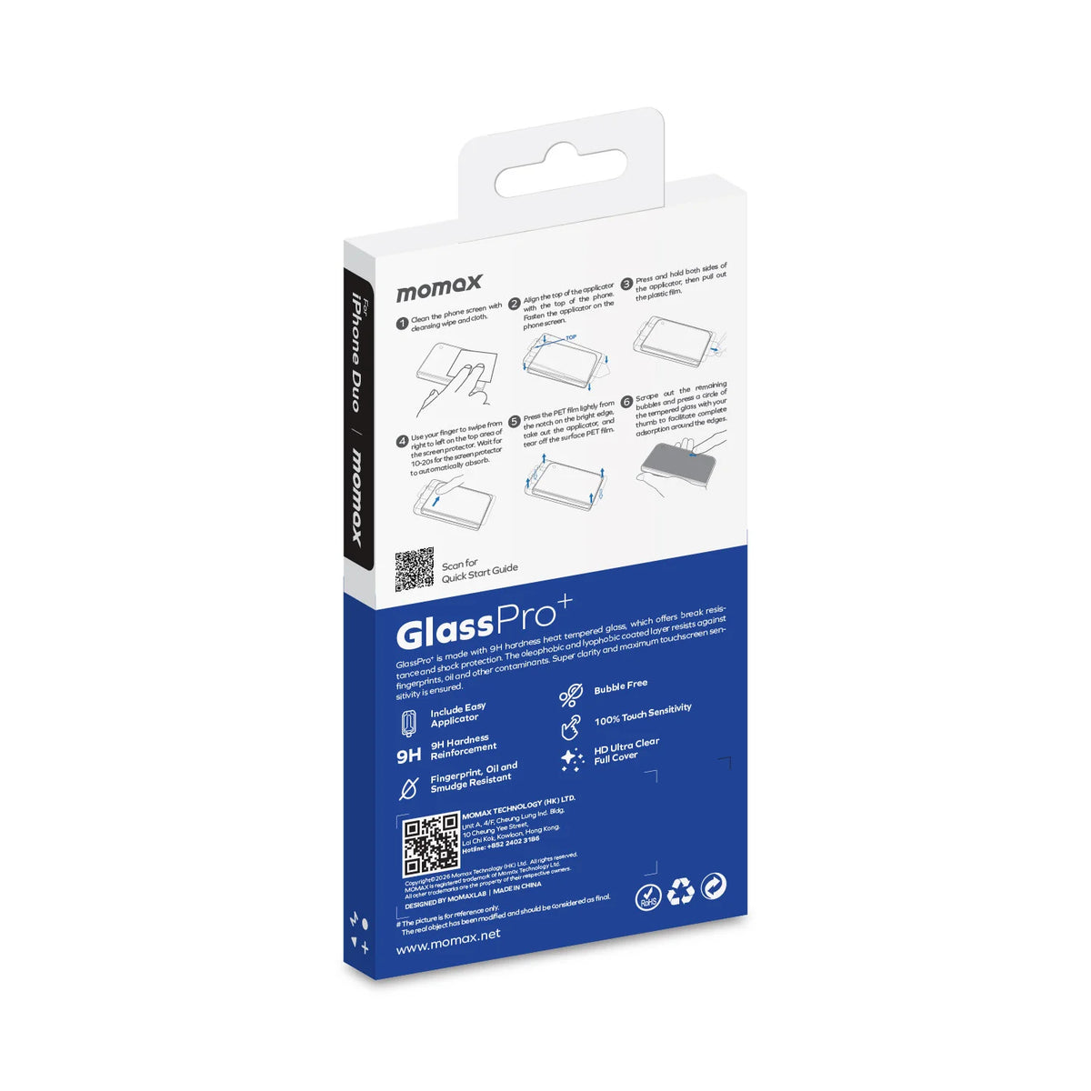 GlassPro+ Outer Screen Protector iPhone Duo