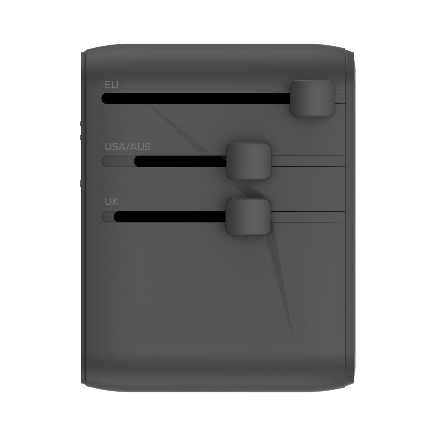 1-World² 45W 5-Port Dual AC Travel Adapter