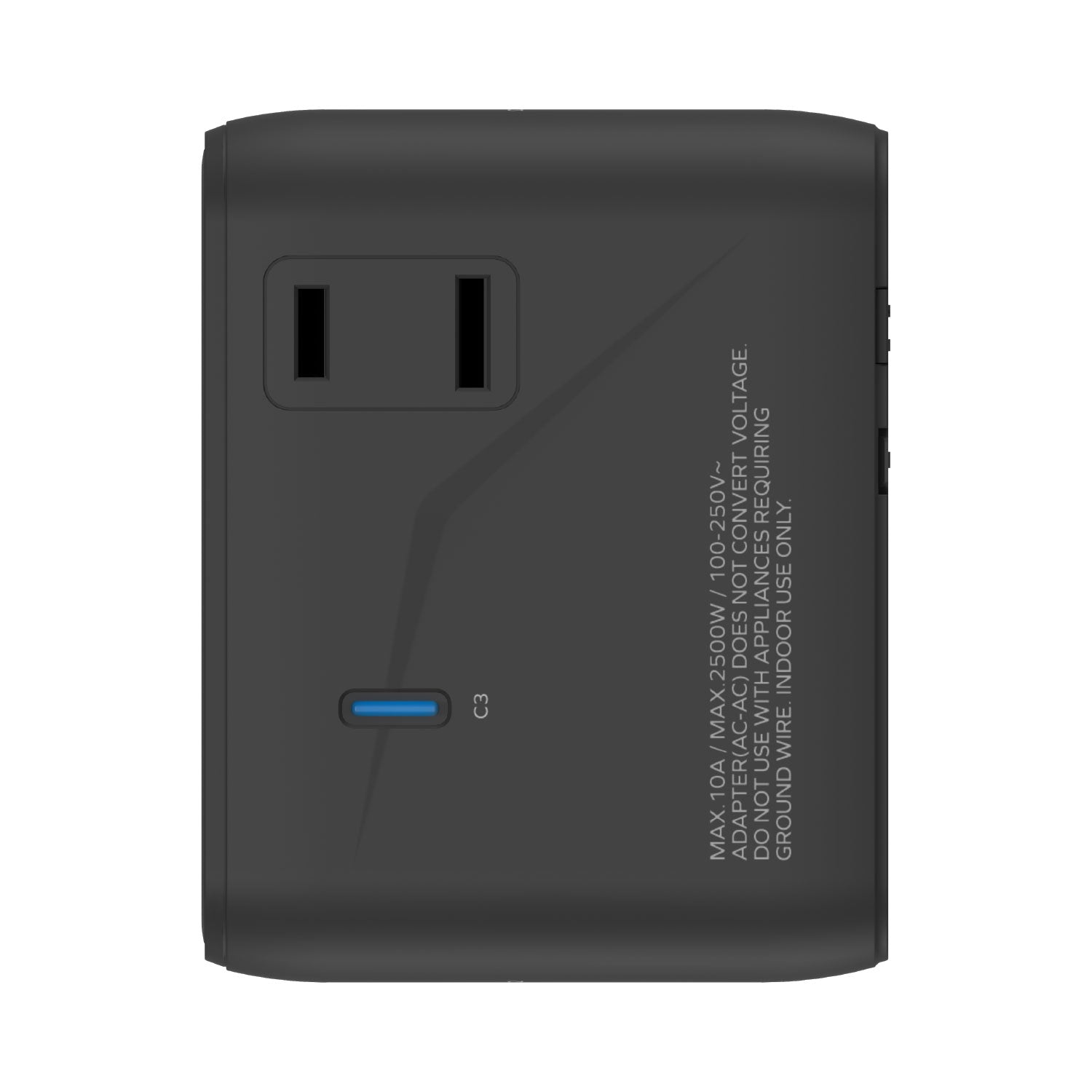 1-World² 45W 5-Port Dual AC Travel Adapter