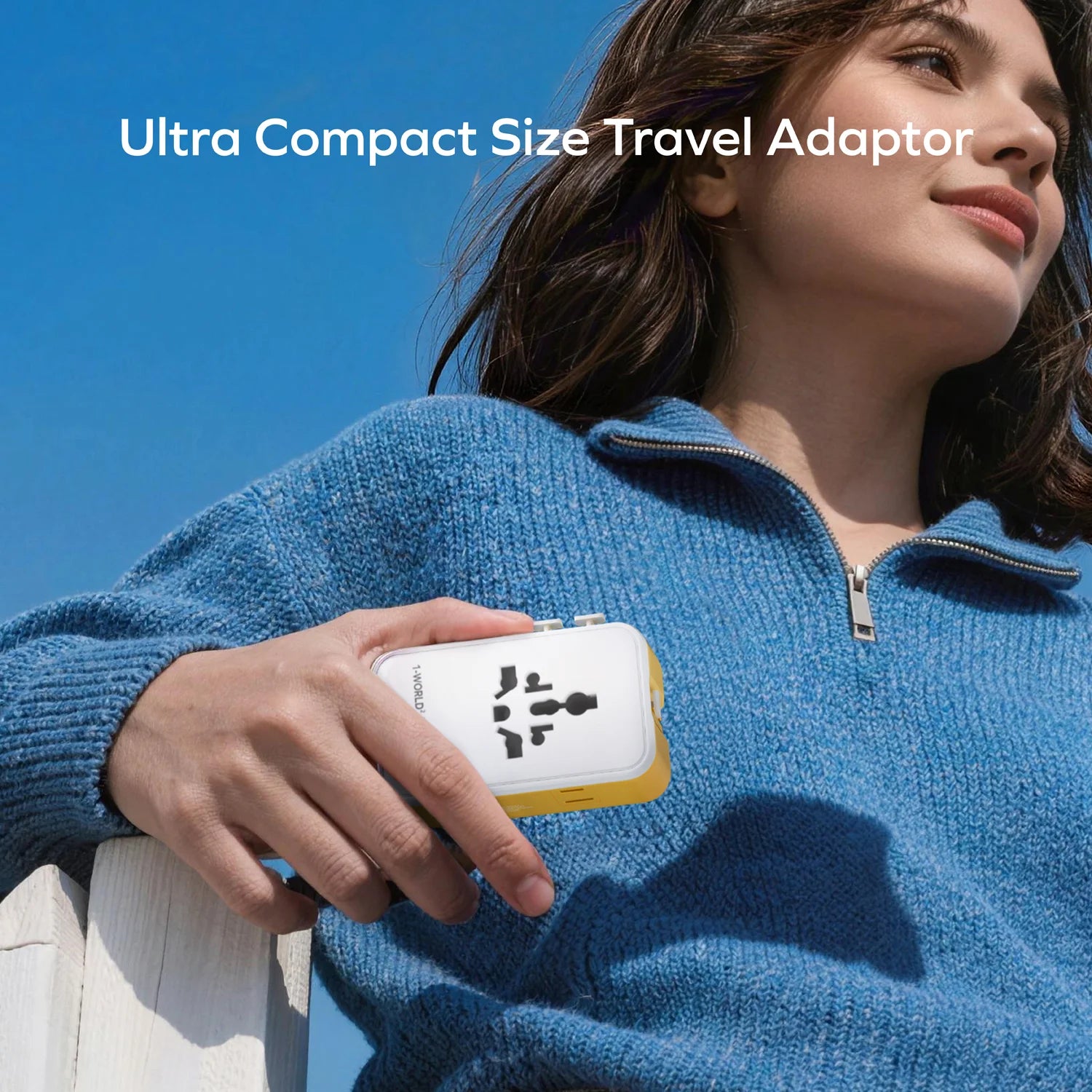 1-World² Pocket 25W 四接口雙 AC 旅行充電插座