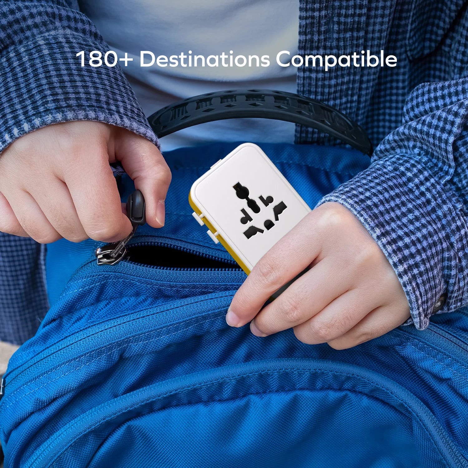 1-World² Pocket 25W 四接口雙 AC 旅行充電插座