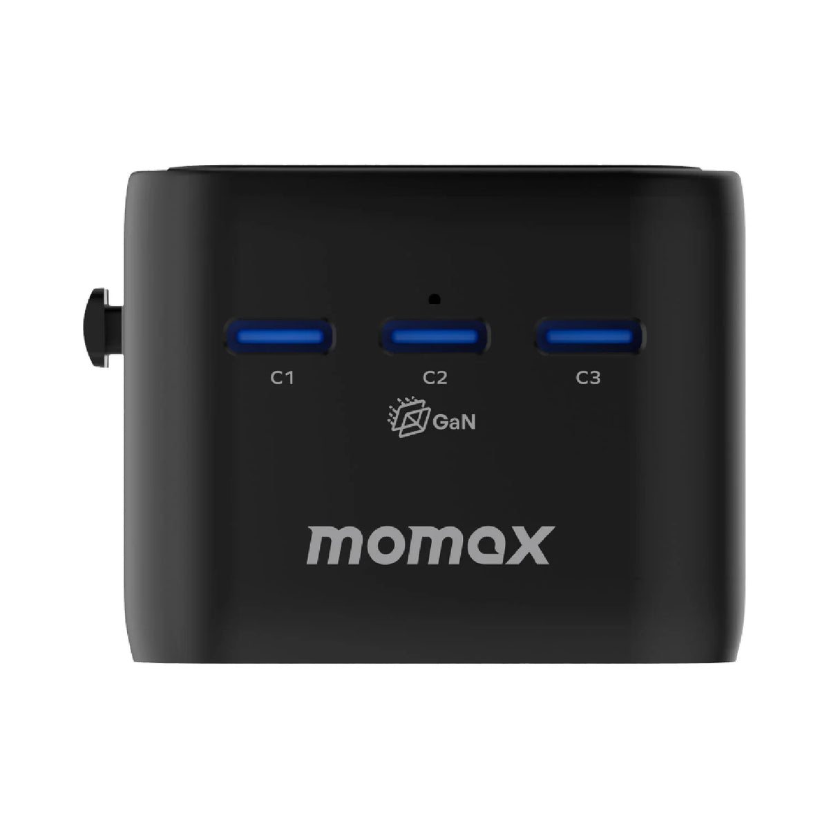 1-World² Pocket Pro 70W 4-Port Dual AC Travel Adapter With TFT Display