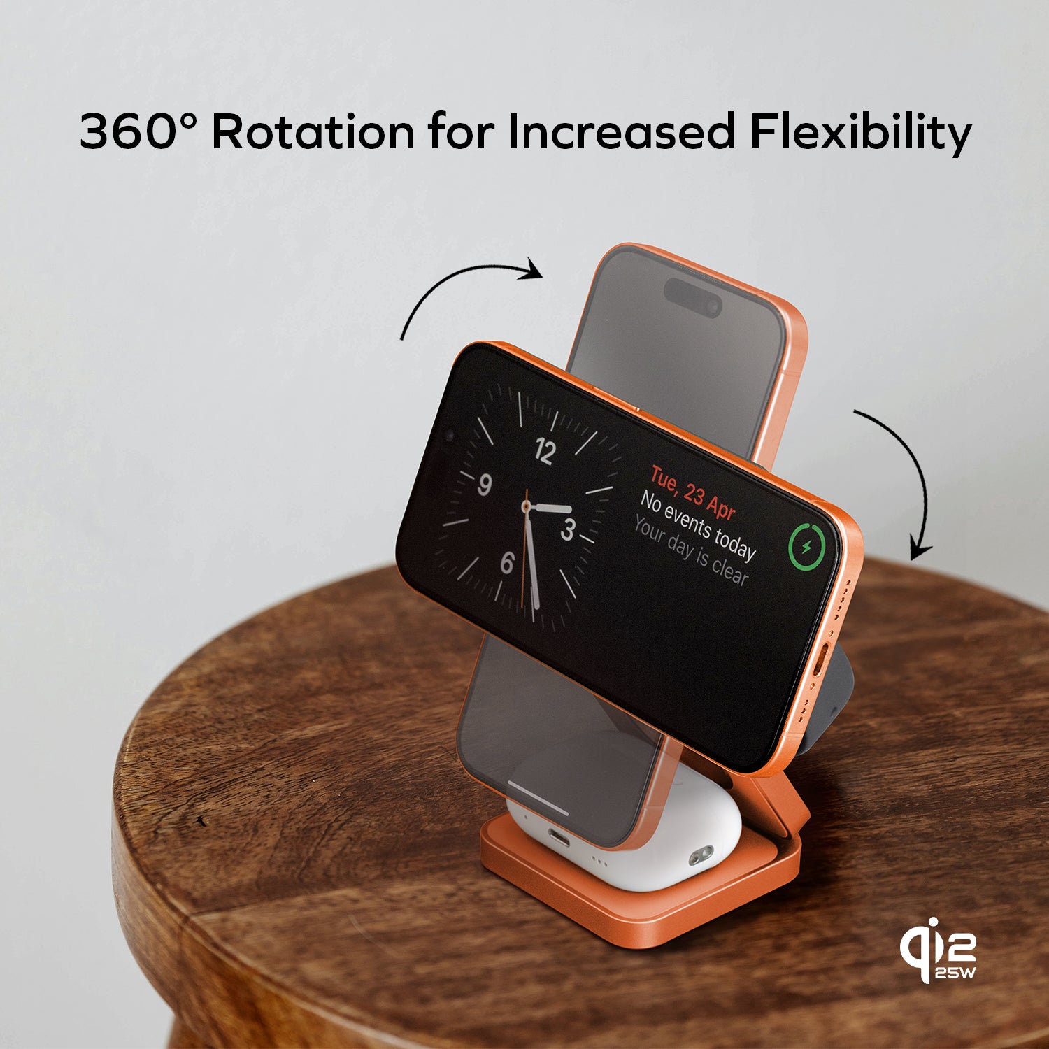 1-Charge Q.Port² 折疊 Qi2.2 三合一無線充電座 [新品預售 | 預計 10 月尾登場]