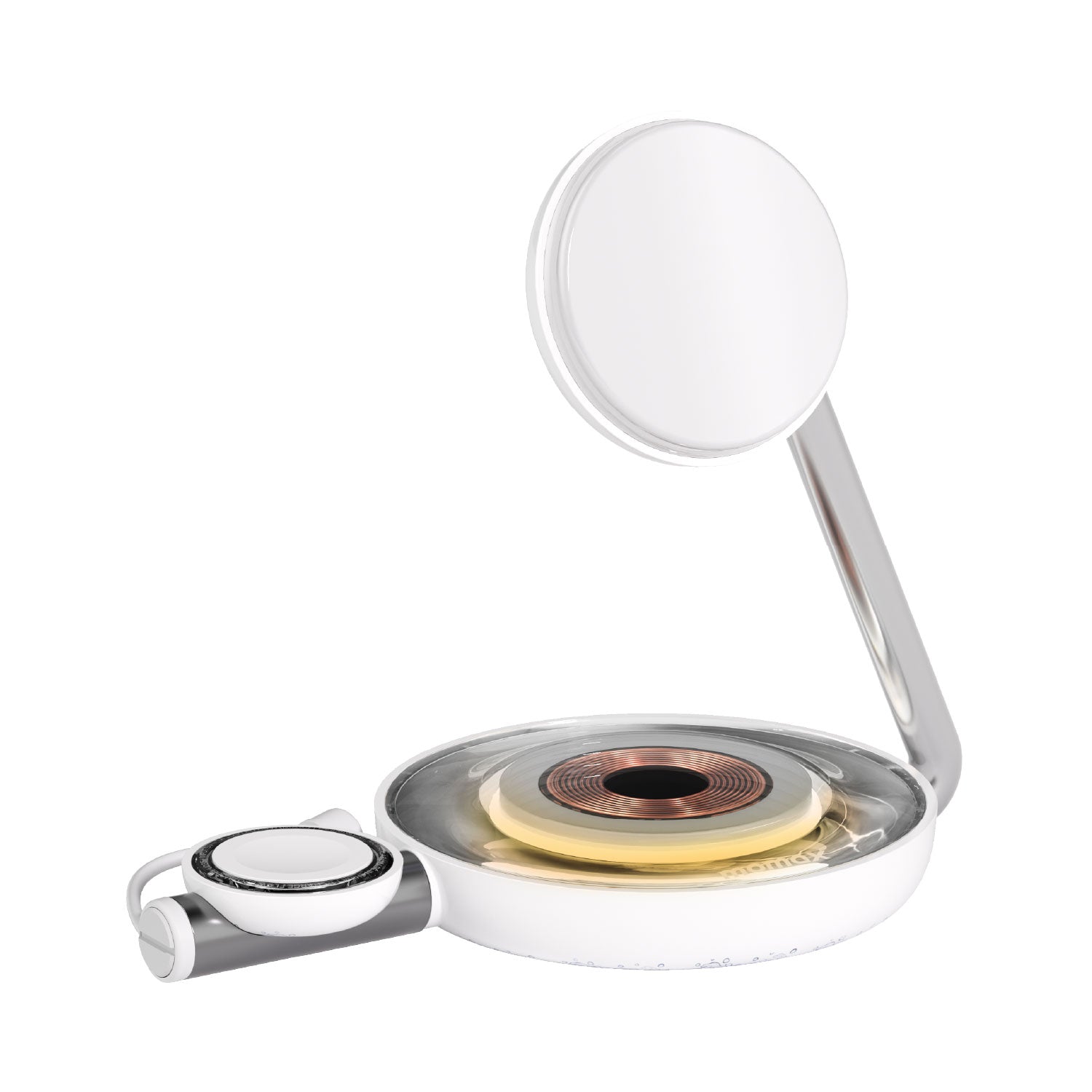 1-Charge Flow Pro 3-in-1 Qi2 Magnetic Docking with Apple Watch Magnetic Fast Charger - Yuet Tung