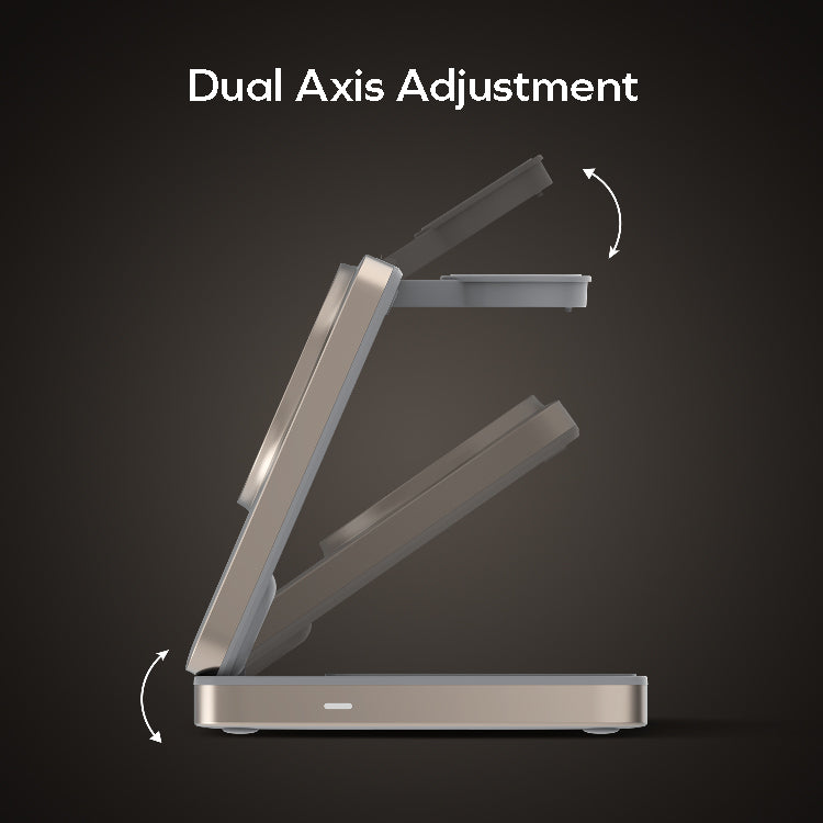 1-Charge Q.Port 折疊 Qi2 三合一磁吸無線充電支架