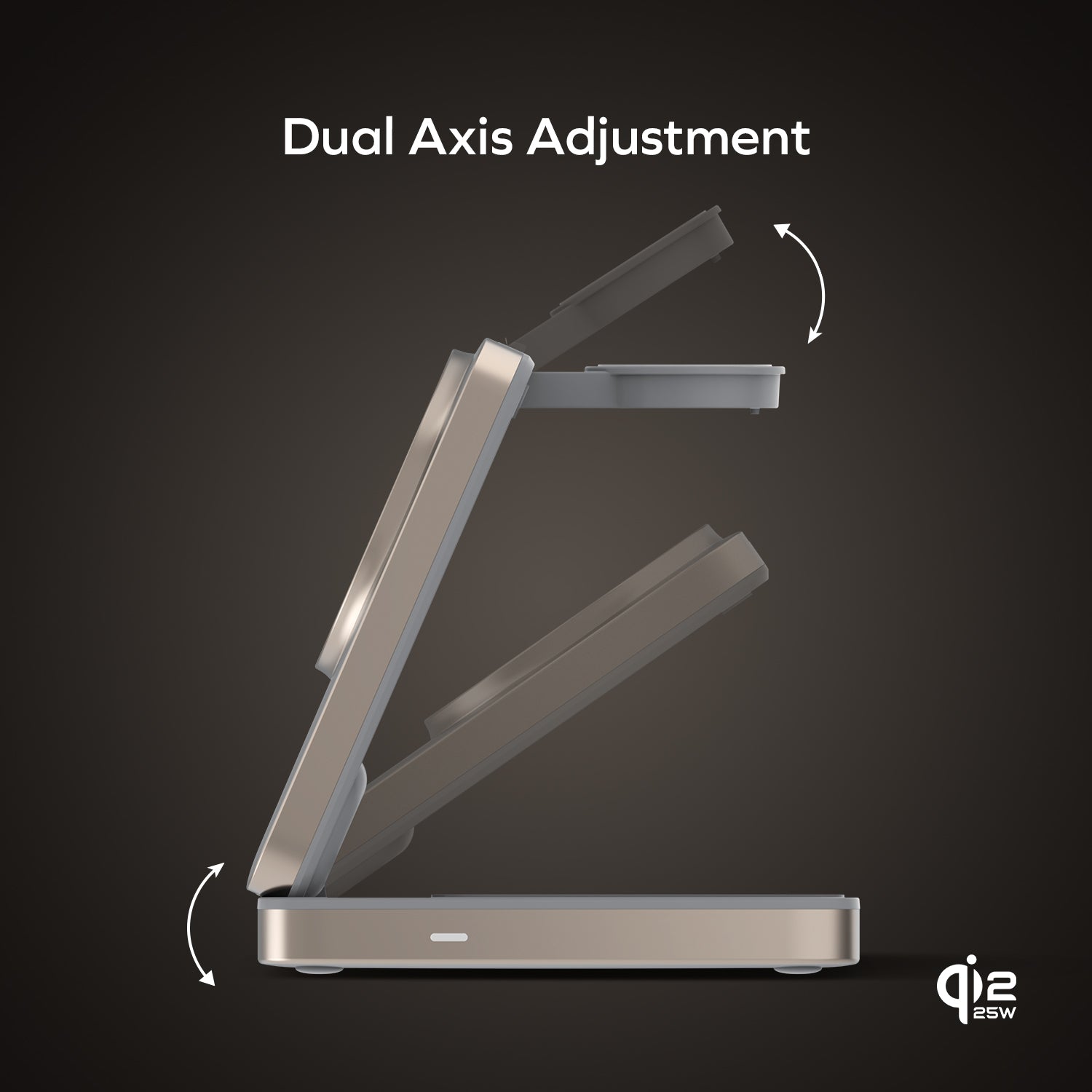 1-Charge Q.Port²  折疊 Qi2.2 三合一無線充電座 [新品預售 | 預計 10 月尾登場]