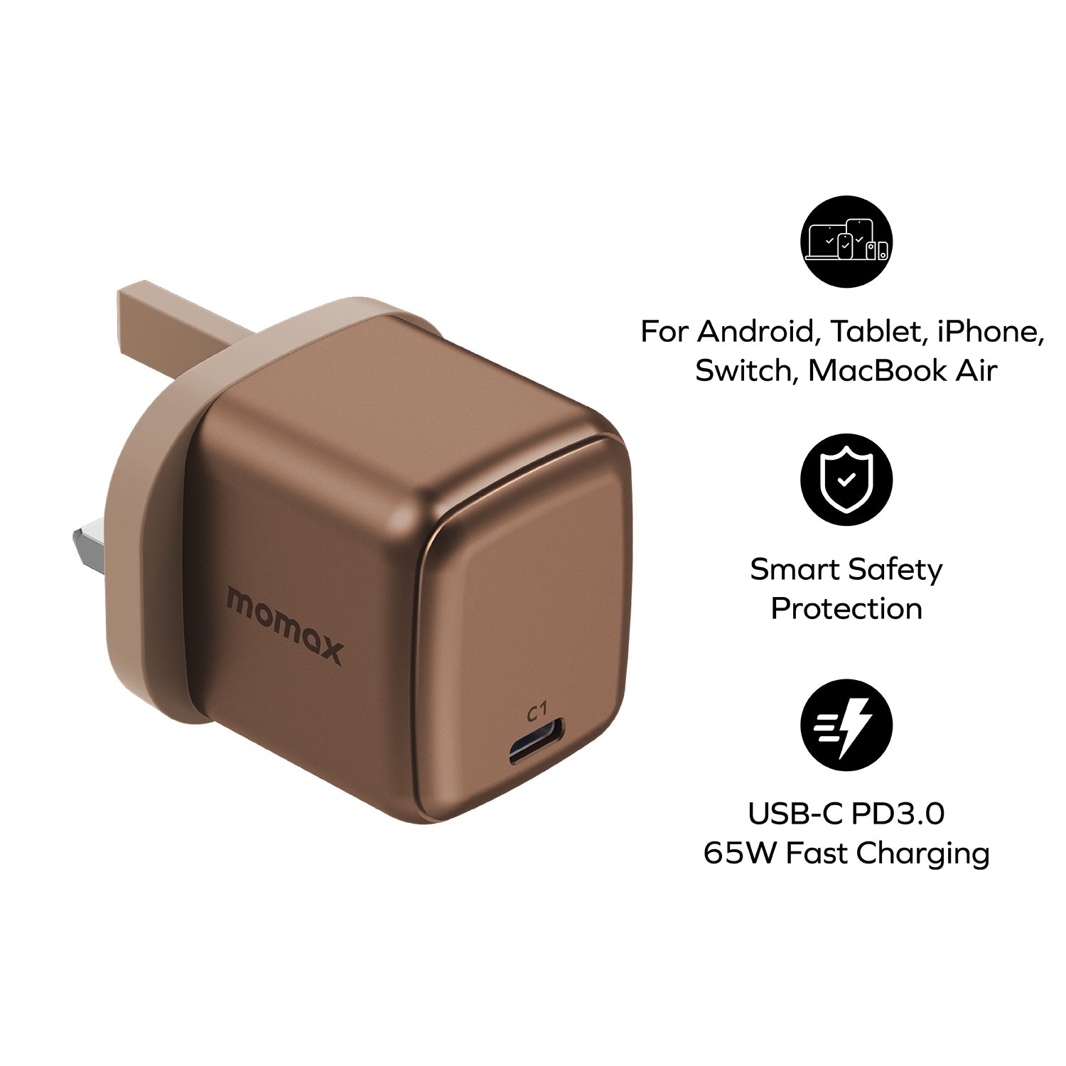 1-Charge 1 port 65W charger