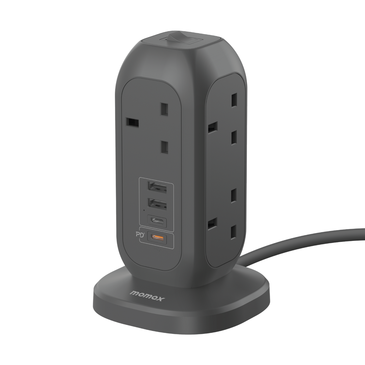 OnePlug 7-Outlet Power Strip With USB