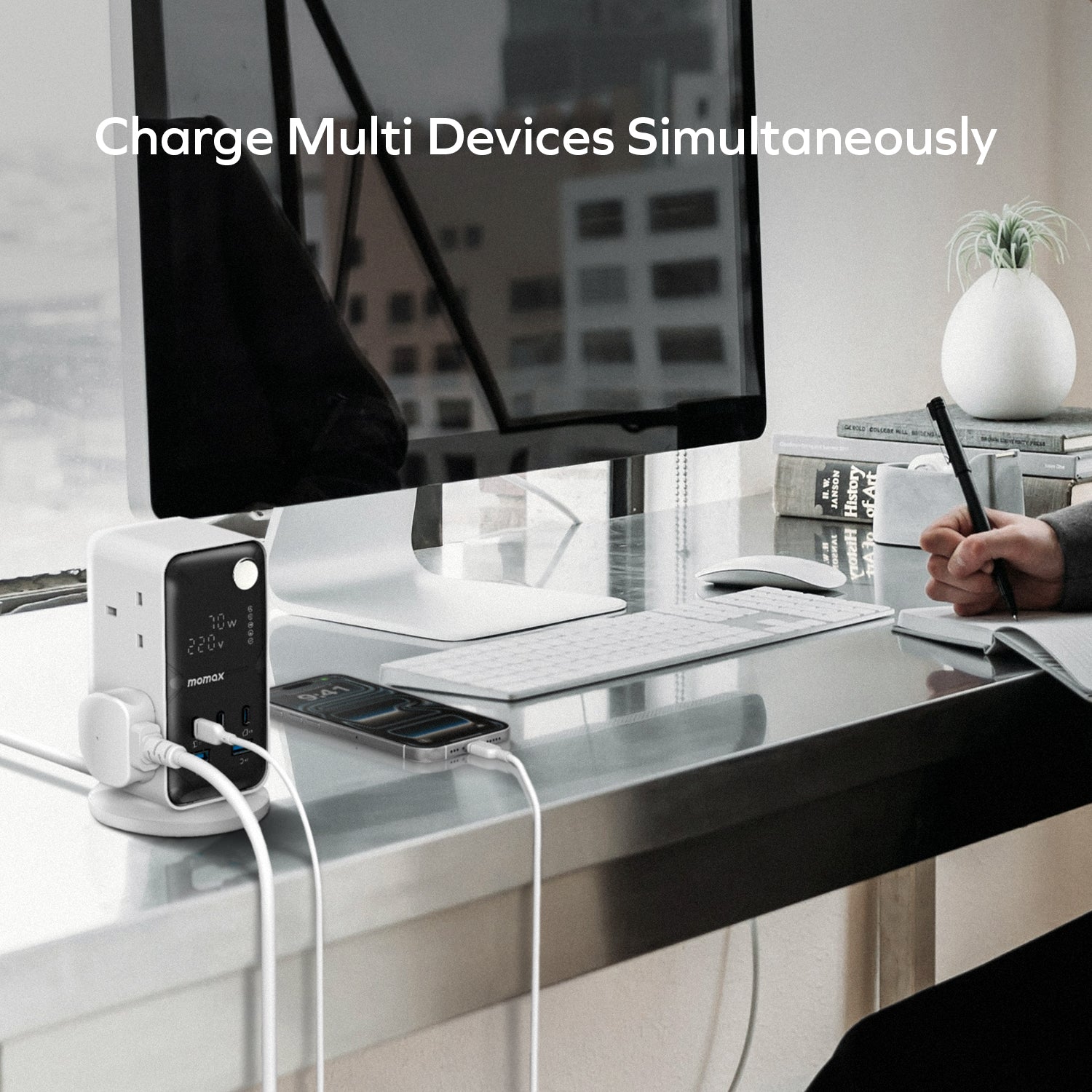 1-Charge Work Flow 70W 2A3C 6 位數顯拖板 [新品預售 | 預計 11 月中登場]