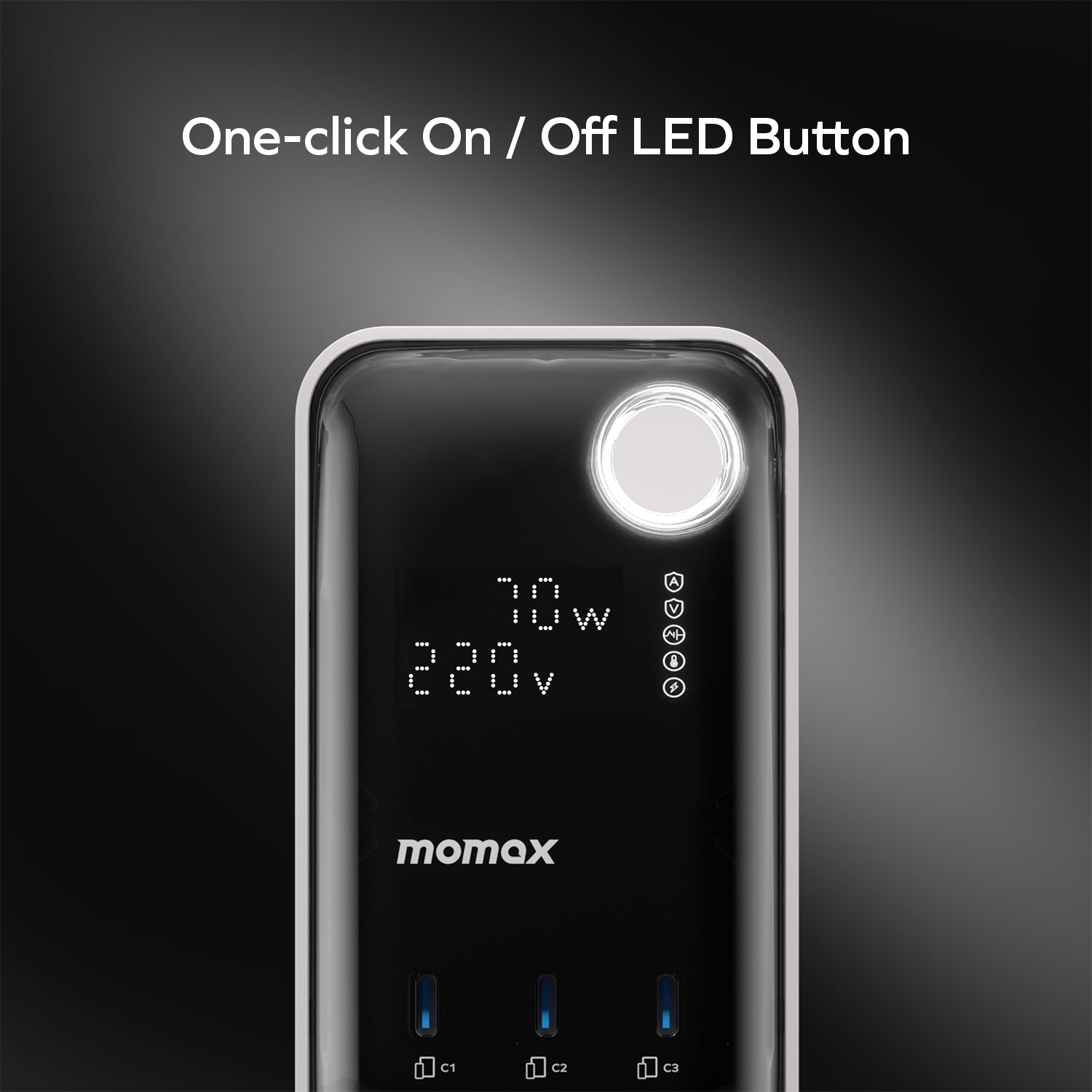1-Charge Work Flow 70W 2A3C 6 位數顯拖板 [新品預售 | 預計 11 月中登場]