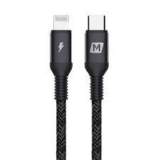 Elite USB-C to Lightning  尼龍編織連接線 快充短線 (0.3米)