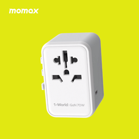 Momax 1-World 70W GaN 方便式旅行插座