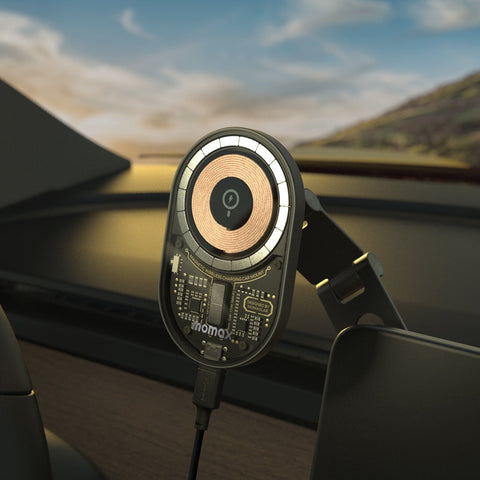 Q.Mag Mount ³X 15W 透明磁吸無線充電Tesla車載支架