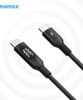 Momax Elitelink USB-C to USB-C PD 100W LED尼龍編織快充線 (1.2米)