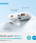 Momax iPower PD 3 10000mAh內置USB-C線流動電源