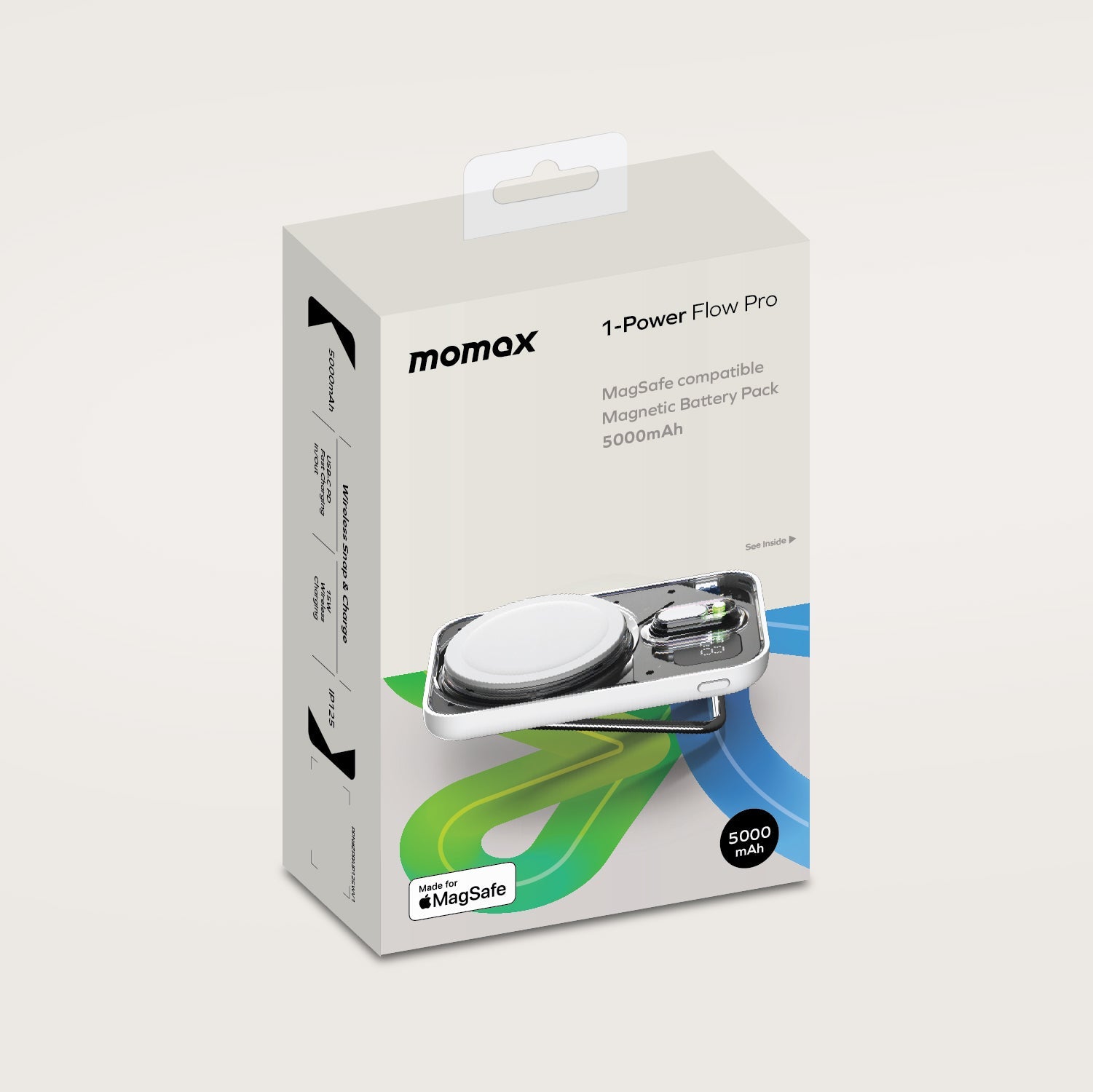 1-Power Flow Pro  5000mAh MagSafe 磁吸流動電源