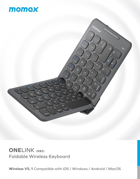 Momax ONELINK  摺疊便攜無線鍵盤