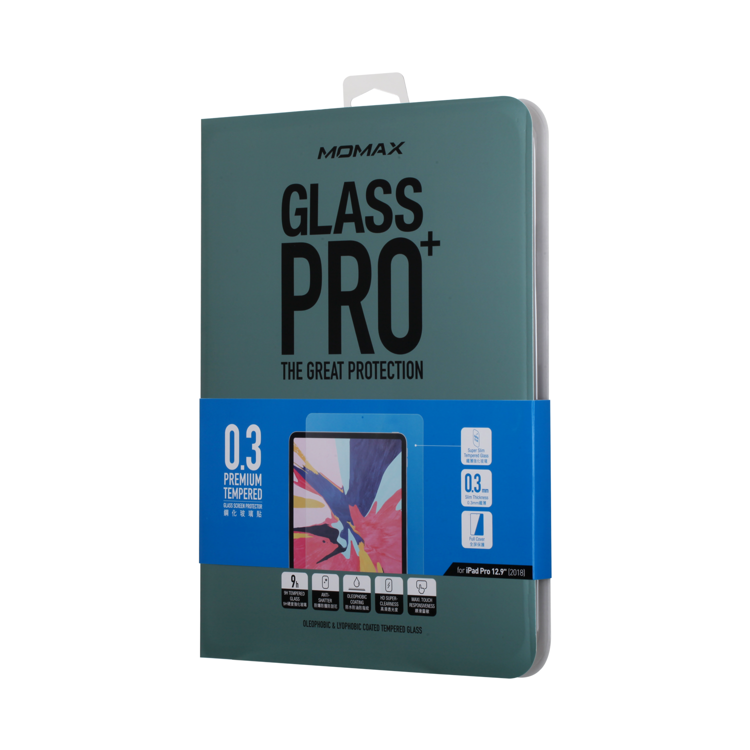 Glass Pro+ 0.3mm iPad Pro 12.9" 2018/2020  全屏玻璃貼