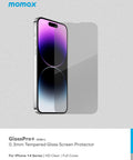 Momax iPhone 14 系列2022  0.33mm 全屏精孔玻璃膜
