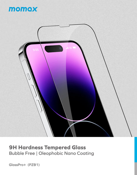 Momax iPhone 14 系列2022 Pro 2.5D 全篇幅玻璃膜