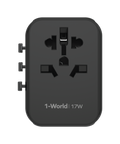 Momax 1-World 17W 4-插口+AC 旅行充電插座
