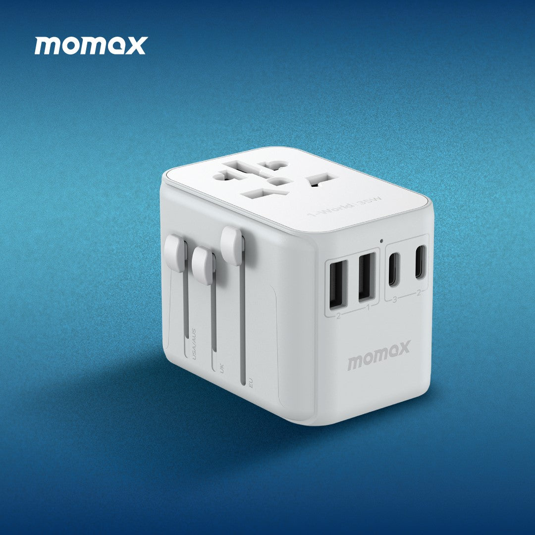 Momax 1-World USB PD35W 5 USB 旅行充電插座